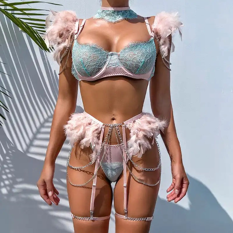 KATIANA Bora Bora Feather Lingerie