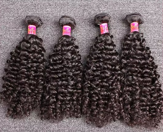 Brazilian Curly Bundles 100% Natural Virgin Human Hair Extension