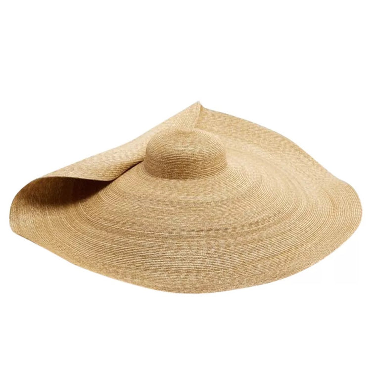 Take Me Away- Huge Leisure straw Hat Tan