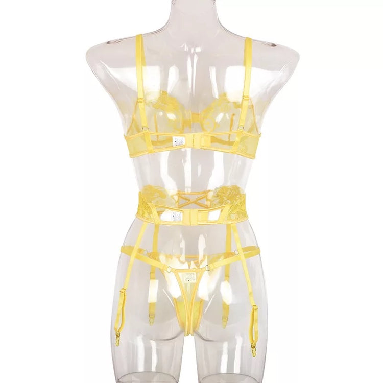 Love & lemonade 3 piece Garter Set