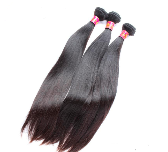 Brazilian Silky Straight Bundles 100% Natural Virgin Human Hair Extension