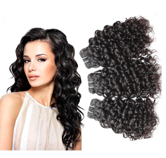 Brazilian Water Wave Bundles 100% Natural Virgin Human Hair Extension